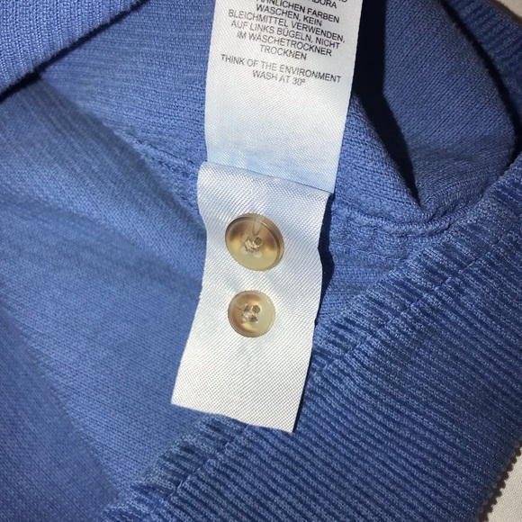 Asos Design Mens Shirt Jacket Blue Corduroy Button Down Collared Size Med Tall - Picture 8 of 8